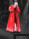 Huachen Yuhuahua ca sĩ với cùng một đoạn trùm đầu dài trench coat mùa hè mới lỏng hoang dã nam giới và phụ nữ áo khoác mỏng Áo gió