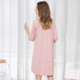 Modal nightdress phụ nữ mùa xuân và mùa thu cotton mỏng mùa hè tay áo rộng tay áo bảy điểm tay áo dài đoạn có thể được mặc - Đêm đầm váy sát nách Đêm đầm