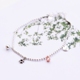 Ngôi sao chuông Hàn Quốc s925 sterling bạc vòng chân nữ sinh viên thời trang hoang dã đơn giản phiên bản tiếng Nhật và Hàn Quốc của Sen cá tính phong cách mới lắc chân vàng trắng Vòng chân