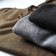DXIAN mùa thu và mùa đông dệt kim áo len len và cashmere pha trộn của nam giới thời trang slim trùm đầu áo len len áo len