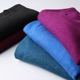 Sản phẩm mới máy có thể giặt len ​​+ cashmere áo len nam ấm Slim nam vòng cổ đan áo len nam Áo len