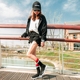 Vớ cao vớ trên đầu gối vớ nữ Hàn Quốc phiên bản của Hàn Quốc Academy of wind Nhật Bản stovepipe vớ vớ chống trượt nữ thể thao Vớ giảm béo