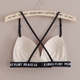 Thư áo ngực thể thao tam giác cup bikini ống top bra không có vòng thép cô gái đáy đồ lót thu thập phần mỏng Bikini