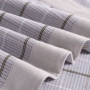 Mùa hè mat handmade cũ vải thô tấm ba bộ của hai mặt dày bông điều hòa không khí ghế mềm 1.8 m gấp mat khăn trải giường