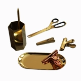 Металлический аксессуар, ювелирное украшение, система хранения, золотой держатель для ручек