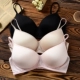 Nhật bản phần mỏng áo ngực lụa thoải mái không có vòng thép ít ladies bra kích thước lớn không có dấu vết ngủ 50 kim nhà máy lụa quan lot Strapless Bras