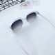 Thời trang màu trắng hộp lớn kính mát nữ net phần màu đỏ chụp đường phố retro kính Hàn Quốc phiên bản của các fan hâm mộ sao dày kính râm ... Kính râm