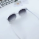 Thời trang màu trắng hộp lớn kính mát nữ net phần màu đỏ chụp đường phố retro kính Hàn Quốc phiên bản của các fan hâm mộ sao dày kính râm ...