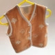 Áo vest bé gái bằng vải cotton sáu lớp 0-1-3 tuổi xuân và thu đông bé trai bé trai 6 lớp không xương - Áo ghi lê