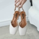 Hàn Quốc phiên bản của mùa hè hoang dã giày nữ 2018 mới với dày với retro triều qua vành đai dép nữ thấp với 3 cm