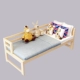 Độc thân trẻ em gỗ rắn Diên Biên nối dài hiện đại và nhỏ gọn với một khâu lười biếng giường lớn guardrail cộng giường bé bên - Giường