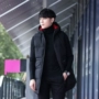 Vest nam mùa thu và mùa đông thanh niên nam dày trùm đầu Hàn Quốc phiên bản của triều Slim thời trang dài cotton vest vest áo len ba lỗ nam