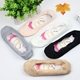 5 cặp vớ thuyền của phụ nữ cotton nông miệng vớ vô hình phần mỏng silicone non-slip ren ren vớ của phụ nữ đế vớ Vớ mắt cá chân