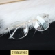 Hàn Quốc phiên bản của ulzzang sao với gương phẳng trắng trong suốt khung kính đồng bằng nữ có thể được trang bị với cận thị người đàn ông