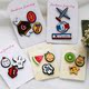 Ba Gói Hàn Quốc Dễ Thương Pin Trẻ Em của Resin Badge Trái Cây Gấu Cổ Áo Đồ Trang Sức Kim Mềm Chị Brass Brooch Trâm cài