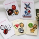 Ba Gói Hàn Quốc Dễ Thương Pin Trẻ Em của Resin Badge Trái Cây Gấu Cổ Áo Đồ Trang Sức Kim Mềm Chị Brass Brooch huy hiệu cài áo Trâm cài