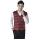 Cổ chữ V trẻ trung và trung bình cộng với phân bón XL cotton mùa đông vest lạnh vai thon ấm áp cotton nam ao khoac vest nam Áo vest cotton