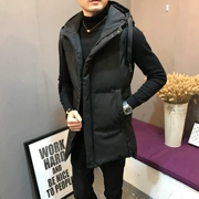 Mùa thu và mùa đông dài xuống bông vest nam Hàn Quốc phiên bản của xu hướng của áo khoác giản dị đẹp trai vest vest gi lê áo gi lê vai