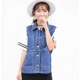 Kích thước lớn denim không tay vest lỏng đa túi túi vest vest nữ mùa xuân và mùa thu 2018 mùa hè mới mỏng phần ngắn áo gile vest nữ trung niên Áo vest