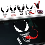 Venom mũ bảo hiểm sticker xe máy Điện thoại di động Marvel kính chắn gió phản chiếu chống thấm nước chống nắng cơ thể dán trang trí - Truy cập ô tô bên ngoài
