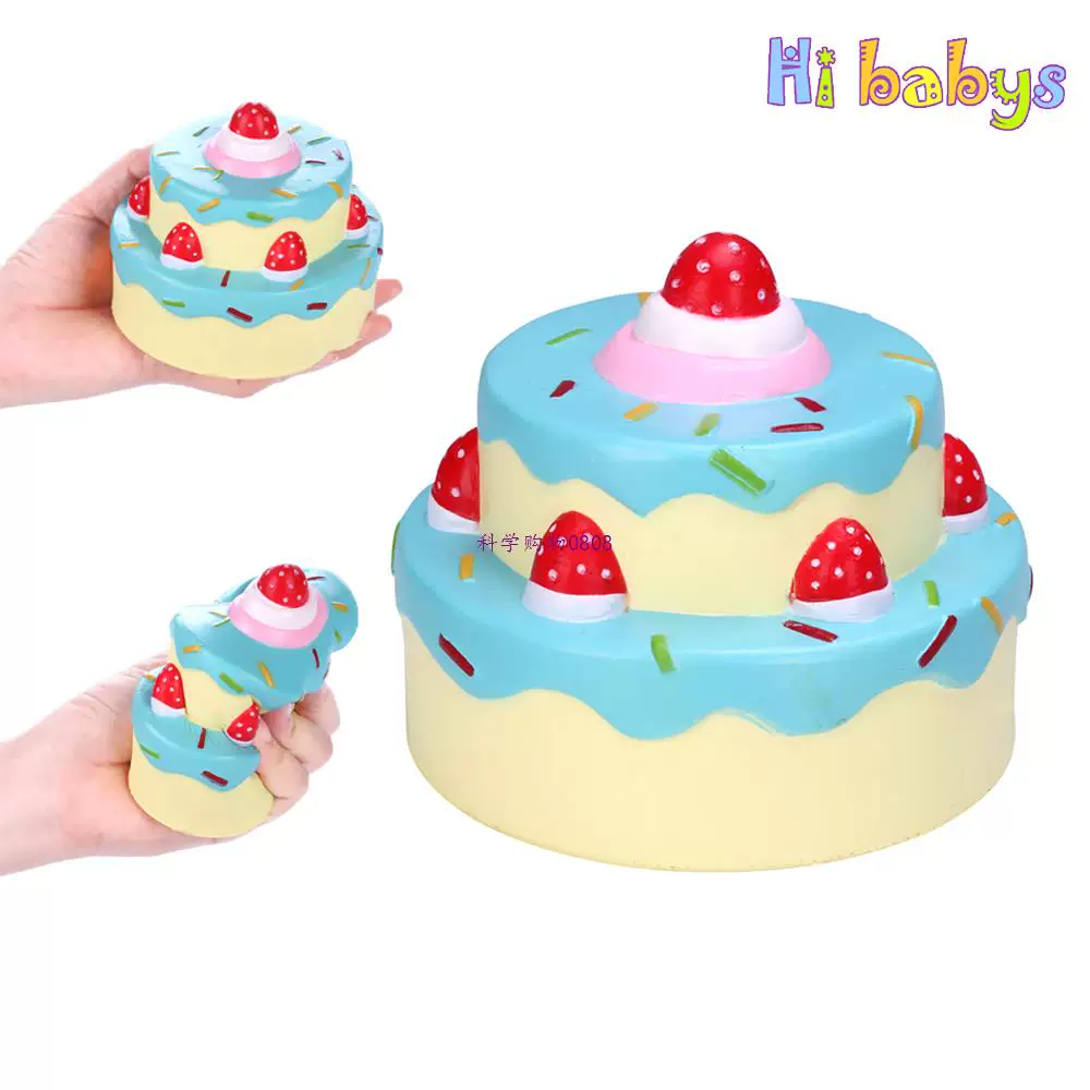 [Антистрессовые Squishes Игрушка Squish Торт Смоуши Би]
