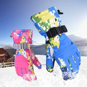 Găng tay trượt tuyết ấm áp, nam và nữ, cưỡi dày, đôi, găng tay mùa đông, găng tay chống gió, chống nước ngoài trời