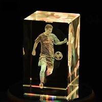 Трехмерное украшение, футбольная статуя для друга, в 3d формате, футбольные звезды