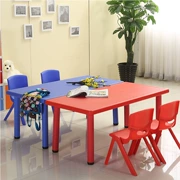 Bàn mẫu giáo trẻ em bàn ghế trẻ em bàn đồ chơi nhựa bàn hình chữ nhật - Phòng trẻ em / Bàn ghế