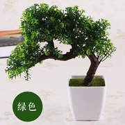 Cây mô phỏng chào đón cây thông nhỏ trong chậu bonsai trang trí nhà cây nhỏ nhựa giả hoa trang trí quà tặng sáng tạo - Hoa nhân tạo / Cây / Trái cây