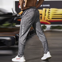 Летние тонкие дышащие быстросохнущие шелковые штаны для отдыха для спортзала для тренировок, свободный прямой крой, для бега