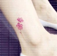 Водостойкие тату наклейки, милая свежая модная наклейка, в цветочек, долговременный эффект, Южная Корея