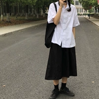 Sakura Madou Hanfeng Chic College Girl ~ Свежая и чистая коротка рубашка+японская юбка Diablo