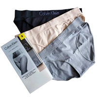 [Calvin Klein正品美国超市ck女三角内裤包臀无缝运动款3条装现货]