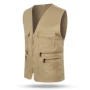 Nhiều túi hoạt động vest siêu thị đội xây dựng áo vest đa zip overalls công cụ tình nguyện phúc lợi công cộng vest - Áo thể thao áo adidas khoác
