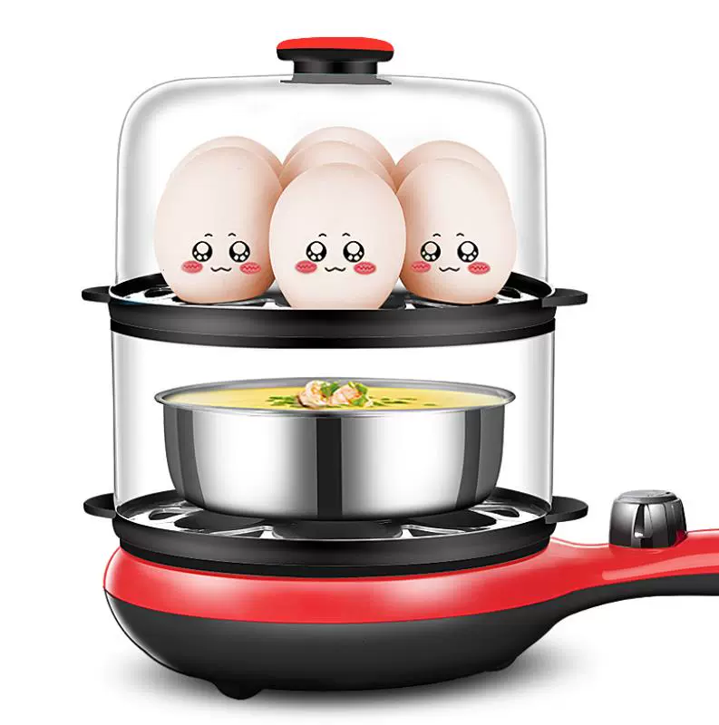 Nồi tráng trứng thực tế, thiết bị om trứng nhỏ, nồi tráng trứng mini cắm điện, tủ hấp trứng gia đình, máy ăn sáng tự động ngắt điện - Nồi trứng