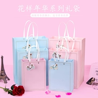 Оригинальная мультяшная свежая упаковка на день Святого Валентина, льняная сумка, одежда, шоппер, в корейском стиле, подарок на день рождения