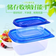 Hộp nhựa lưu trữ hộp ăn trưa dùng một lần takeaway hộp ăn trưa hình chữ nhật hộp kín trái cây hộp ăn trưa - Hộp cơm điện sưởi ấm