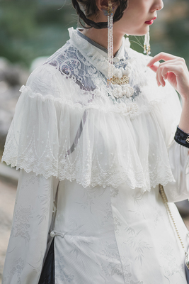 taobao agent ++ Chessstory Story ++ Cave Xianxian Chinese Wind Lolita Lolita Lace Cover