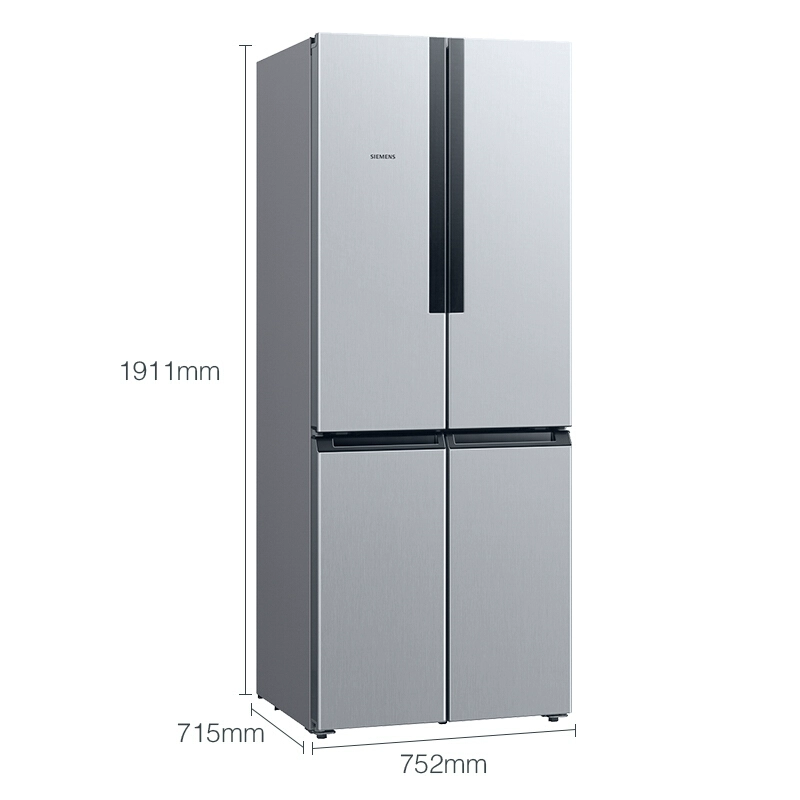 SIEMENS  Siemens KM47EA16TI tủ lạnh đa cửa bốn cửa hỗn hợp lạnh và không có sương giá 478L sản phẩm mới - Tủ lạnh