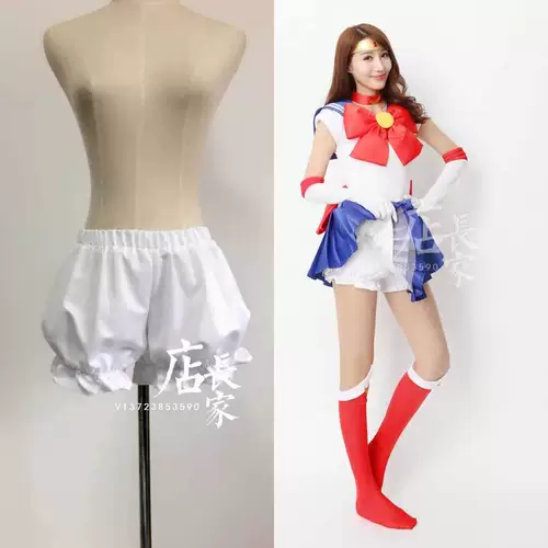 Универсальные японские милые штаны, фонарь, леггинсы, безопасное защитное белье, косплей, стиль Лолита