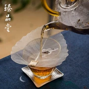 Bodhi Leaf Tea Splash Creative Zen Kung Fu Tea Set Net Filter Phụ kiện Bộ lọc trà lá tự nhiên nguyên chất 3 miếng