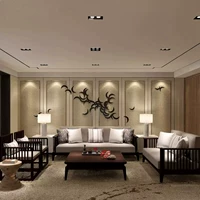 Futianlai mới Trung Quốc sofa biệt thự phòng khách sofa gỗ rắn hiện đại bán hàng văn phòng mẫu nội thất phòng Zen tùy chỉnh - Nhà cung cấp đồ nội thất móc treo đồ trang trí