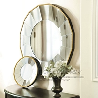 Европейская стиль декоративное зеркало круглый стены зеркал зеркало гостиная коридор крыльца