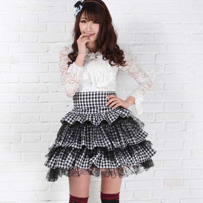 taobao agent Mini-skirt for princess, Lolita style, high waist