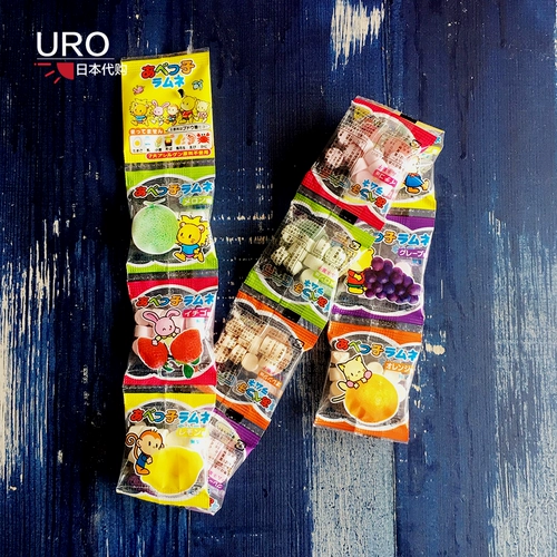 Японский смешанный фруктовый вкус Bobo Sugar Детский стоматологический сахар -закуски вход конфеты - 10 последовательных мешков 1+