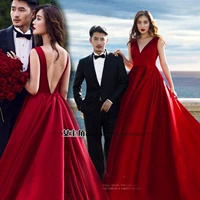 Свадебное платье, красная одежда подходит для фотосессий для влюбленных, 2018