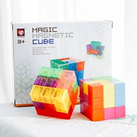 Khối từ tính của khối Rubik Khối xây dựng khối Soma Cube Câu đố bí ẩn Trò chơi lắp ráp đồ chơi 3-6-9 tuổi đồ chơi lắp ráp