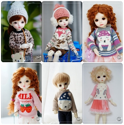taobao agent Spot multiple color sweater BJD1/6 doll clothes IMDA3.0Myou big six -point October baby A32