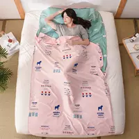 Hoang mang đôi đơn giản giường khách sạn giường đôi giường đôi nam đơn hoạt hình túi ngủ mô hình người lớn - Túi ngủ túi ngủ naturehike