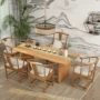 Mới Trung Quốc bàn trà gỗ rắn Bàn ghế phòng khách gỗ rắn Kung Fu bàn trà tiếp tân Bàn trà Zen kết hợp bàn ghế - Bàn / Bàn bàn gỗ mini